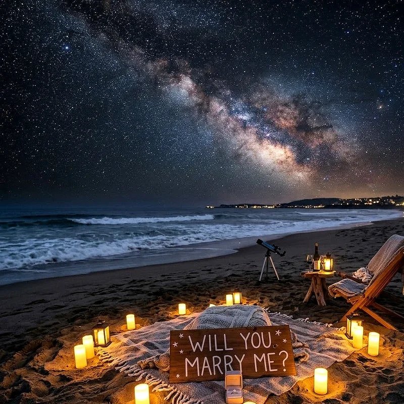 Beach Marriage Proposal Ideas
