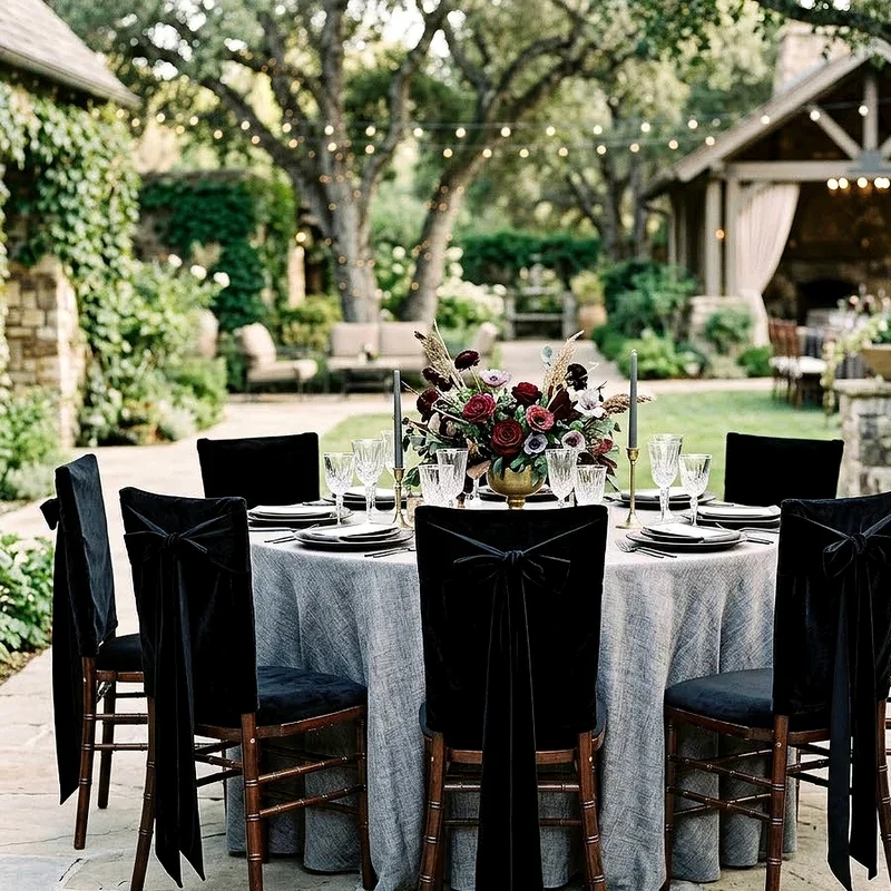 Black Wedding Decor Ideas