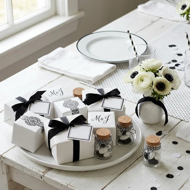Black and White Bridal Shower Ideas