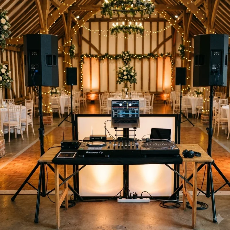 Wedding DJ Setup Ideas