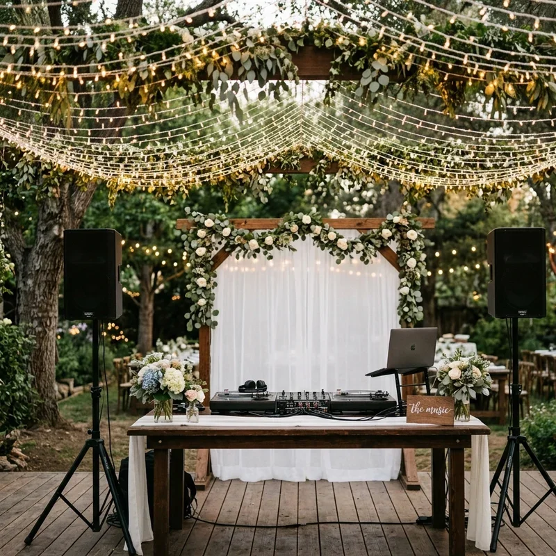 Wedding DJ Setup Ideas