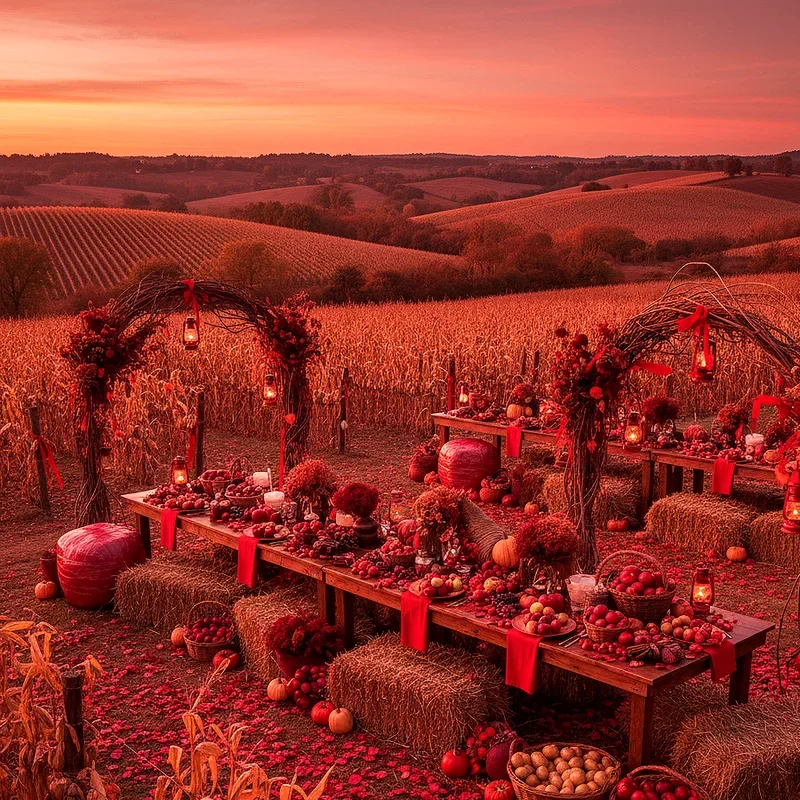 Red Wedding Theme Ideas