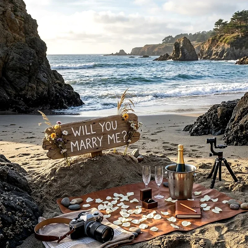 Beach Marriage Proposal Ideas