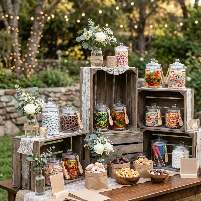 Wedding Candy Bar Ideas