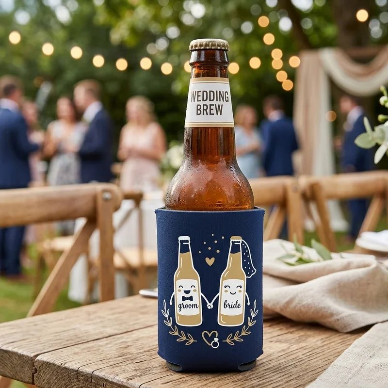 Funny Wedding Koozie Ideas