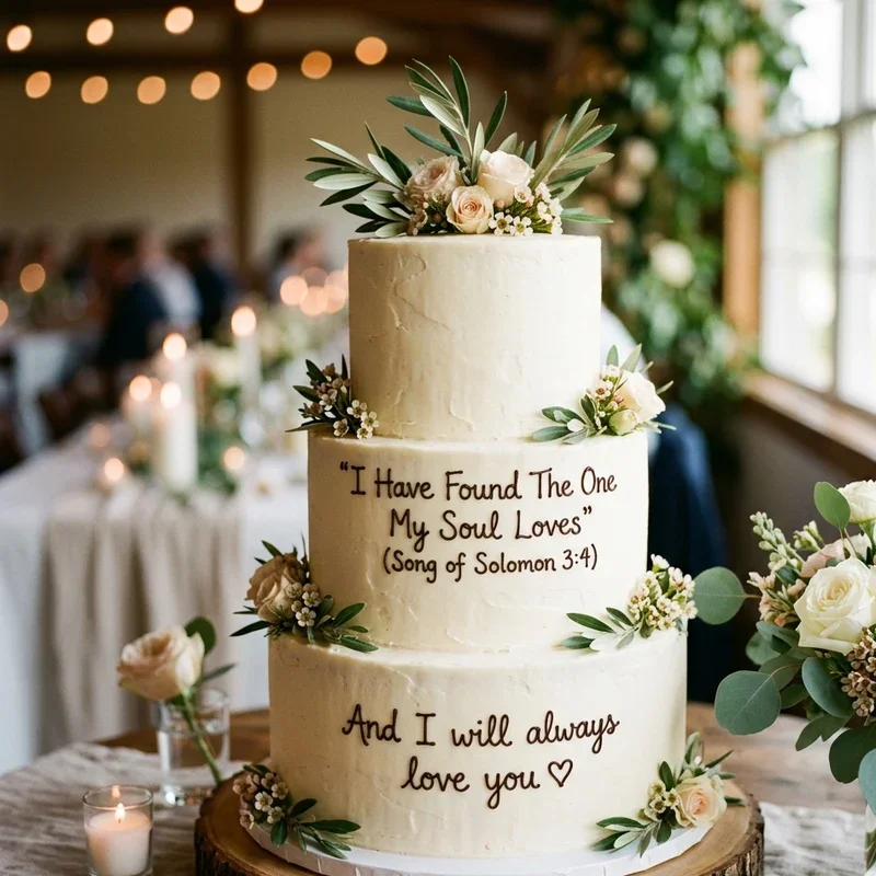 Wedding Cake Writing Ideas