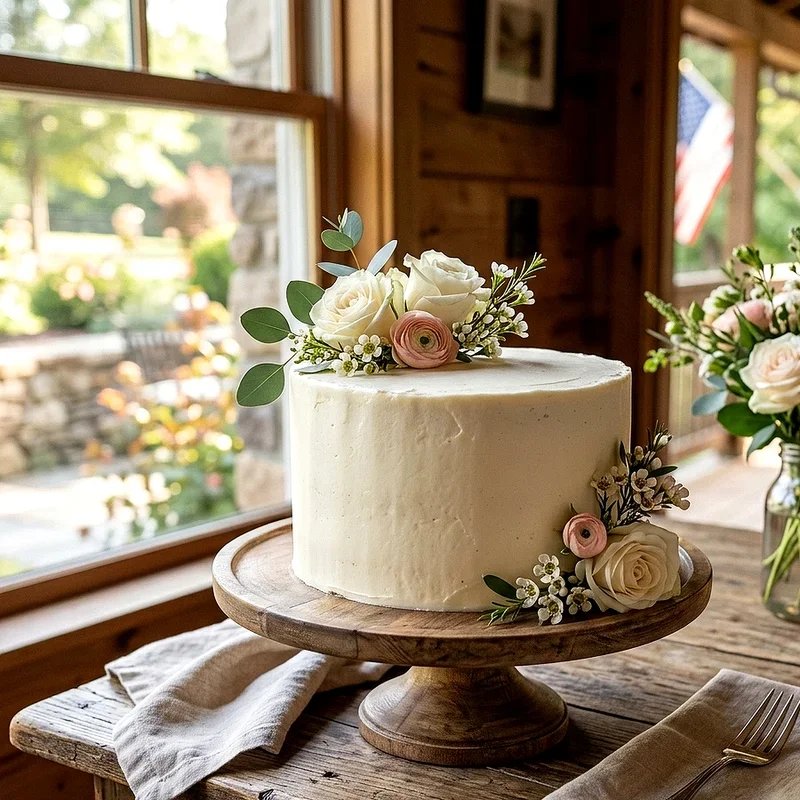Simple Engagement Cake Ideas