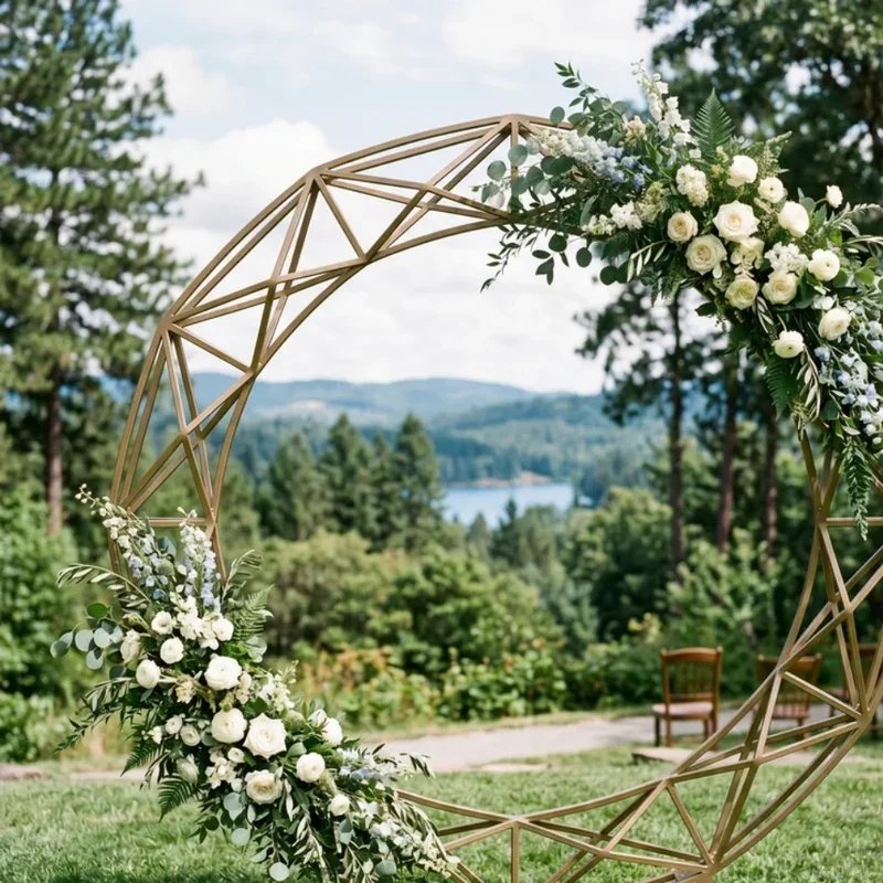 Wedding Circle Arch Ideas