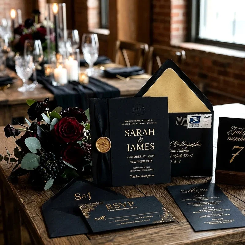 Black Wedding Decor Ideas