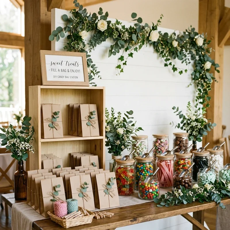 Wedding Candy Bar Ideas