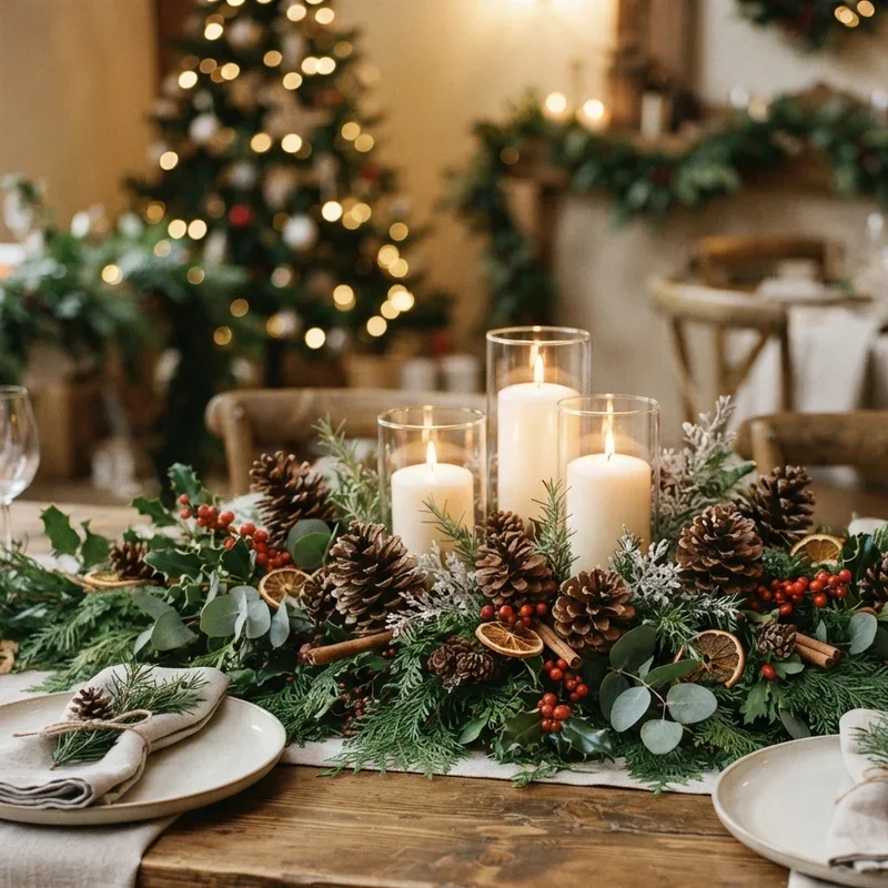 Christmas Wedding Centerpiece Ideas