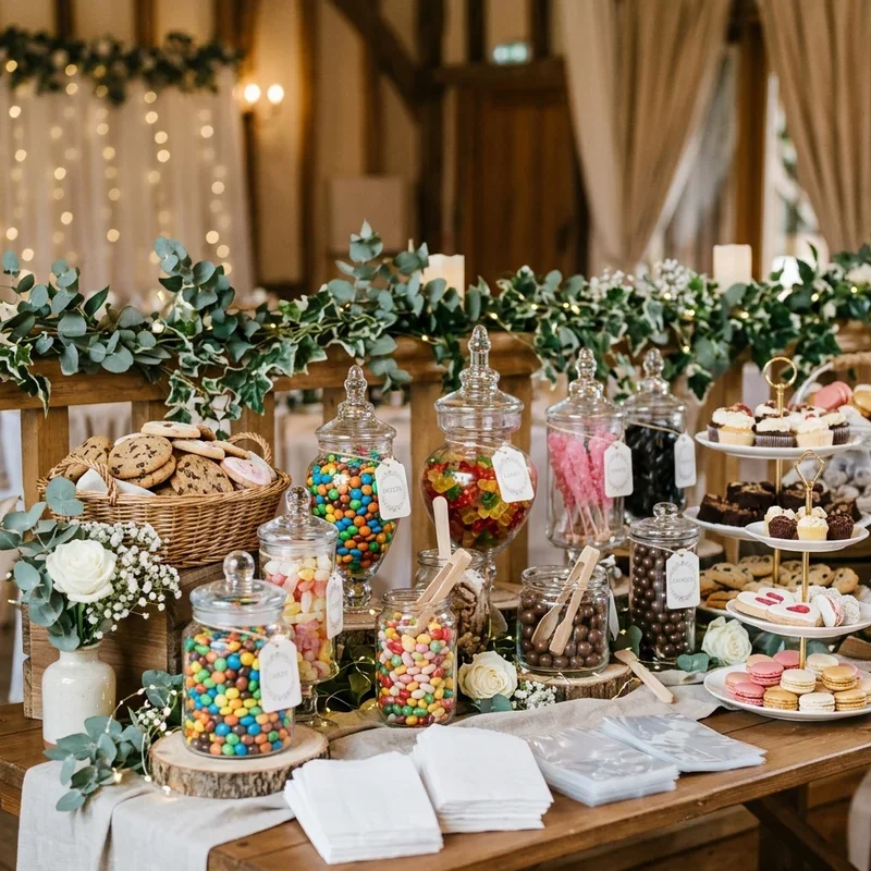 Wedding Snack Table Ideas