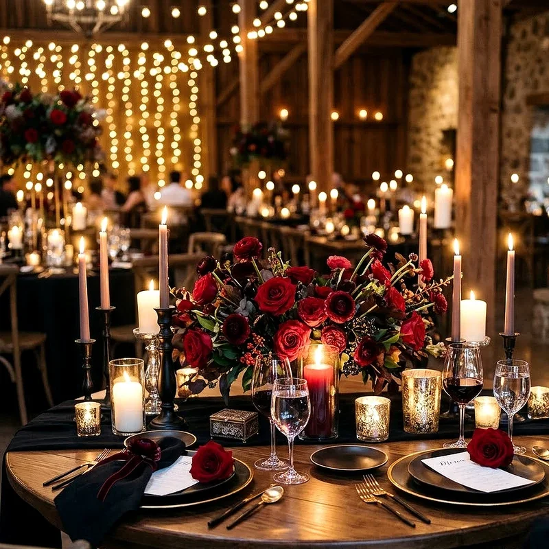 Black and Red Wedding Ideas