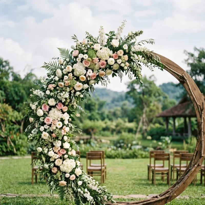 Wedding Circle Arch Ideas