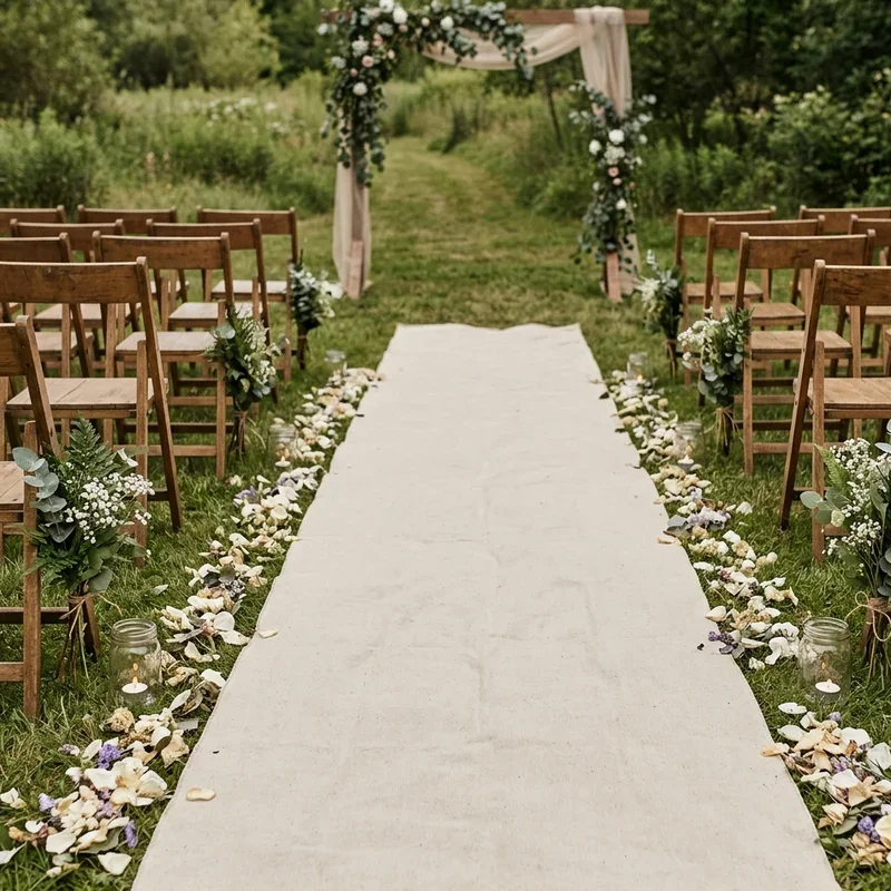 Wedding Aisle Runner Ideas on a Budget