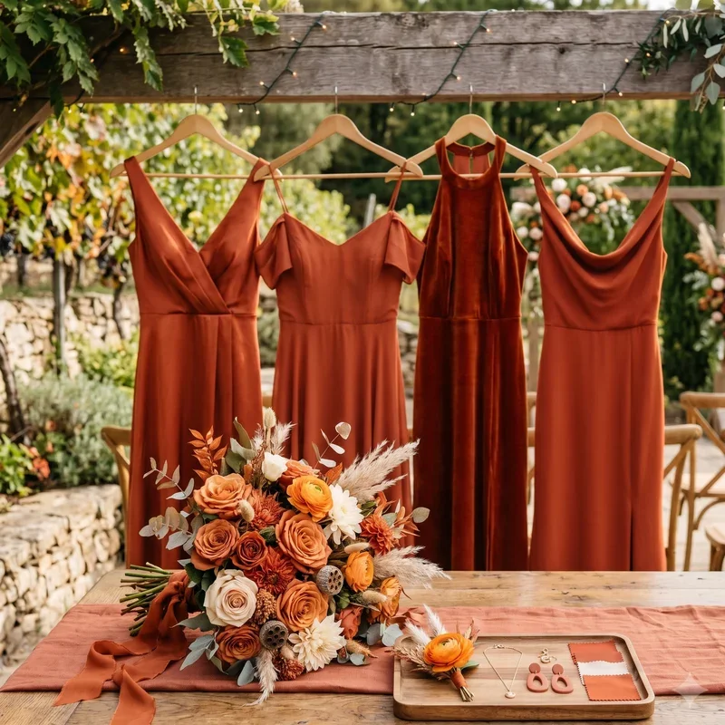 Burnt Orange Wedding Ideas