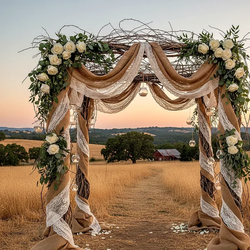 Western Wedding Arch Ideas