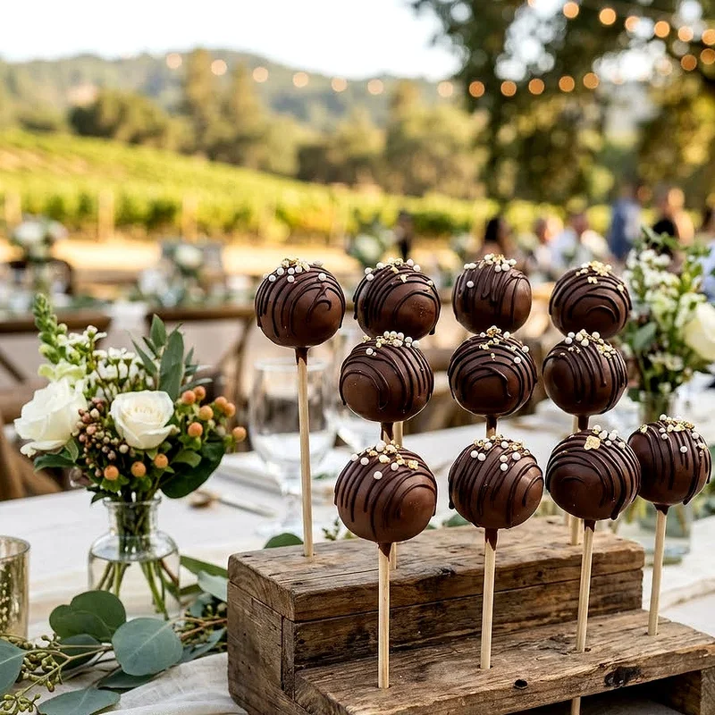 Wedding Cake Pop Ideas