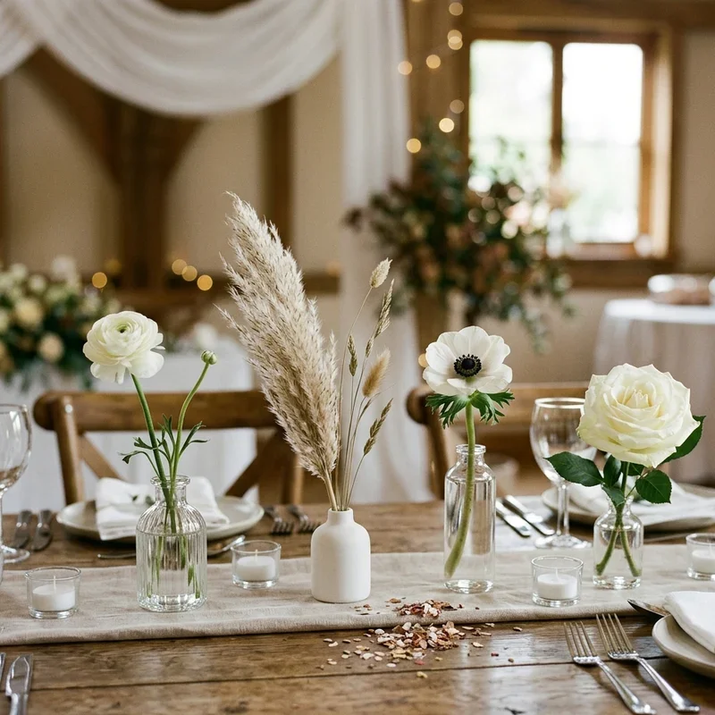 Top Table Flowers Ideas for Wedding