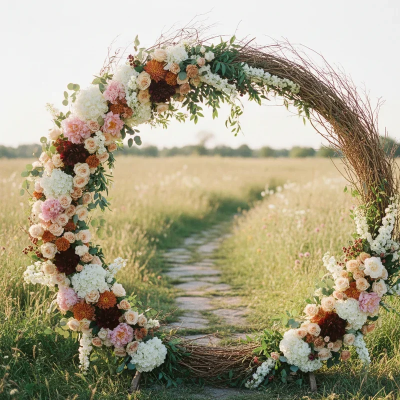 Round Wedding Arch Ideas