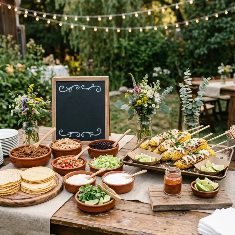 Taco Bar Wedding Ideas