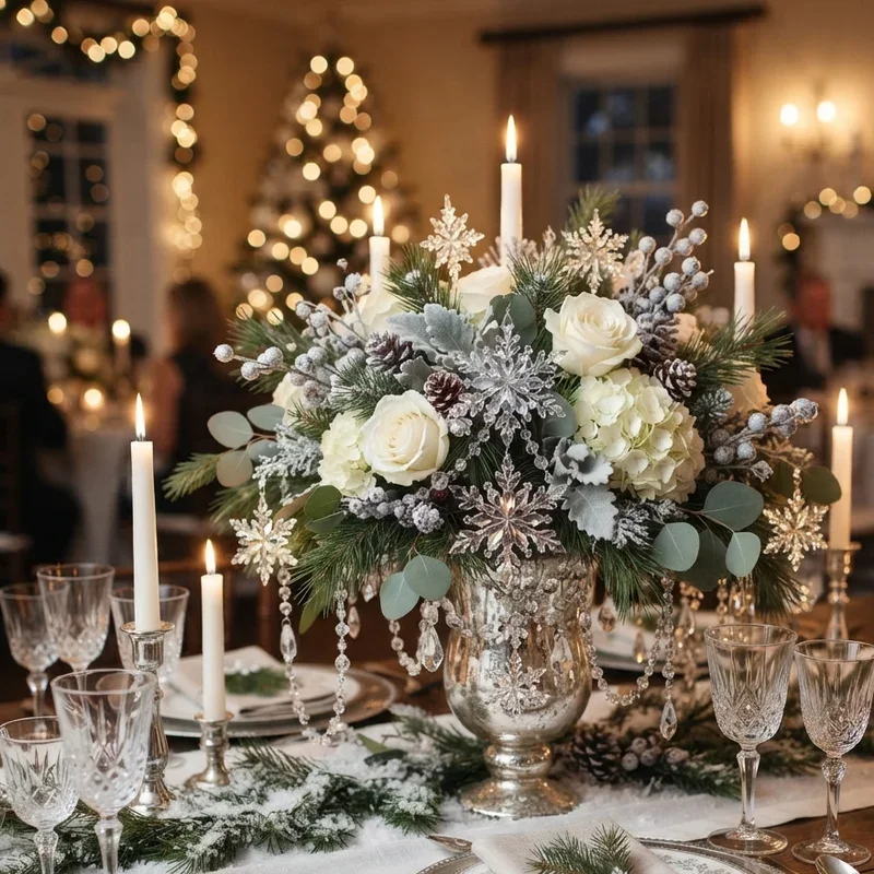 Christmas Wedding Centerpiece Ideas