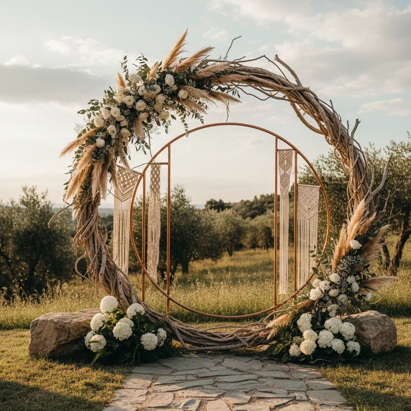 Round Wedding Arch Ideas