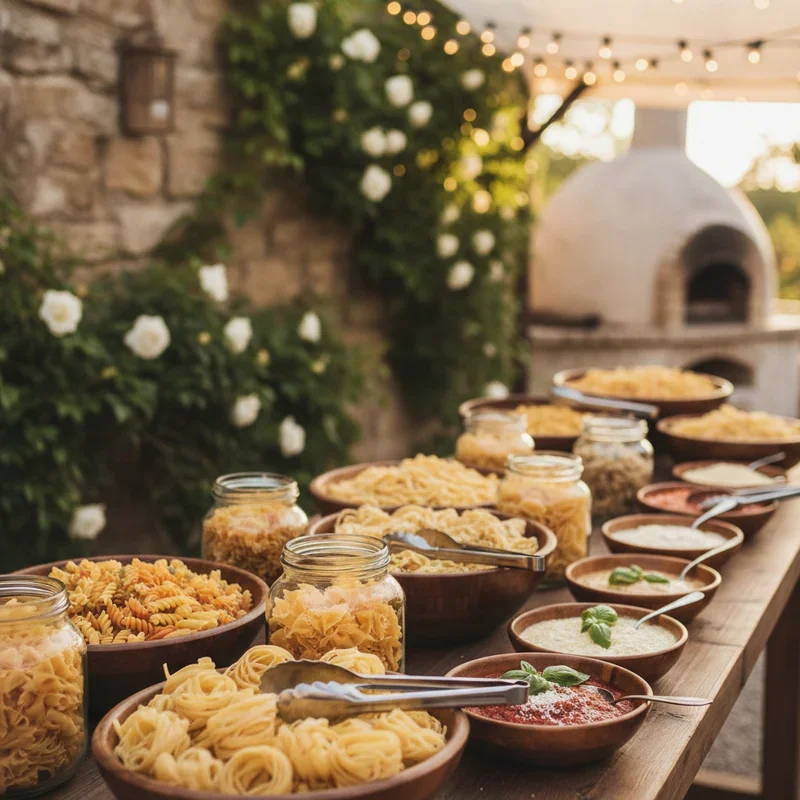 Wedding Pasta Bar Ideas