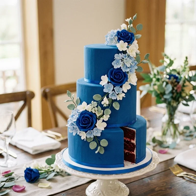 Blue Wedding Cake Ideas