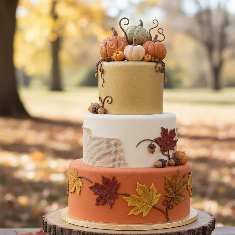 Fall Wedding Cake Ideas
