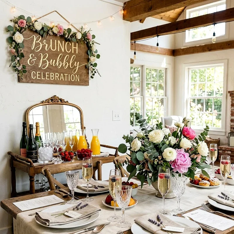 Simple Bridal Shower Ideas at Home