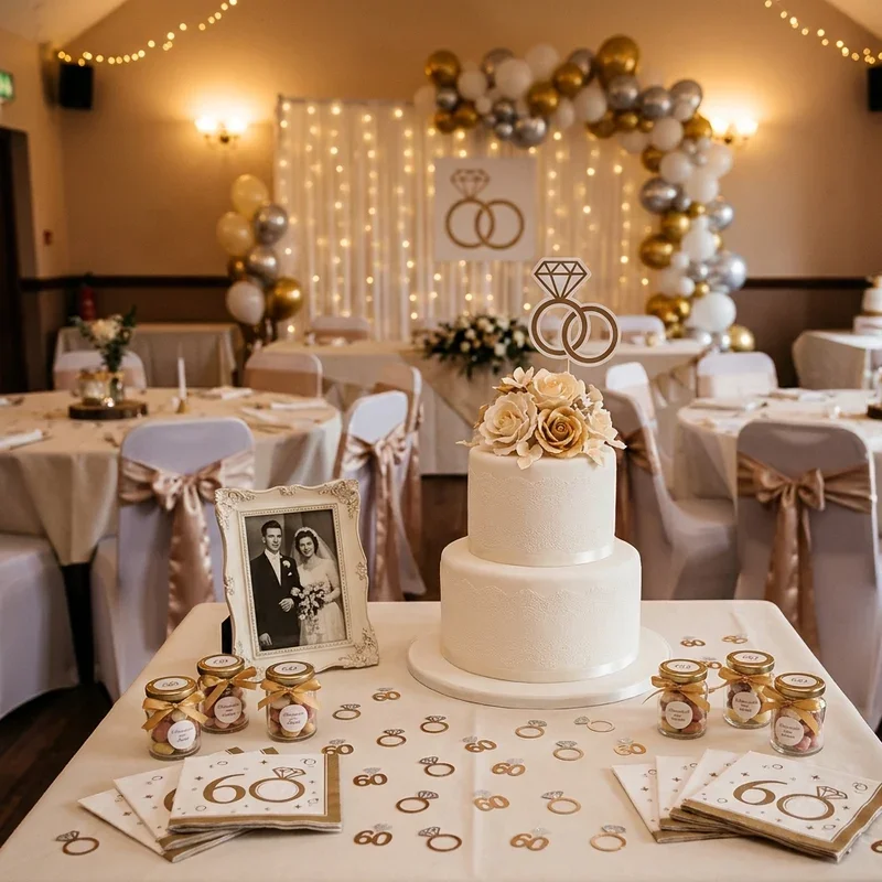 60th Wedding Anniversary Party Ideas for Parents