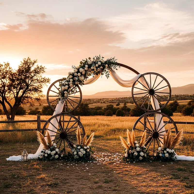 Western Wedding Arch Ideas