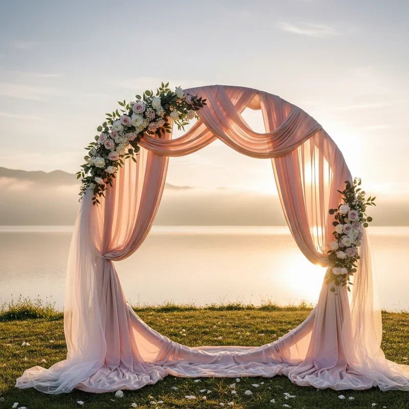 Round Wedding Arch Ideas