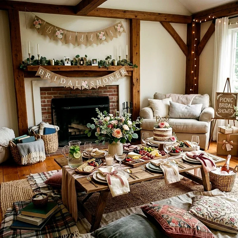 Simple Bridal Shower Ideas at Home