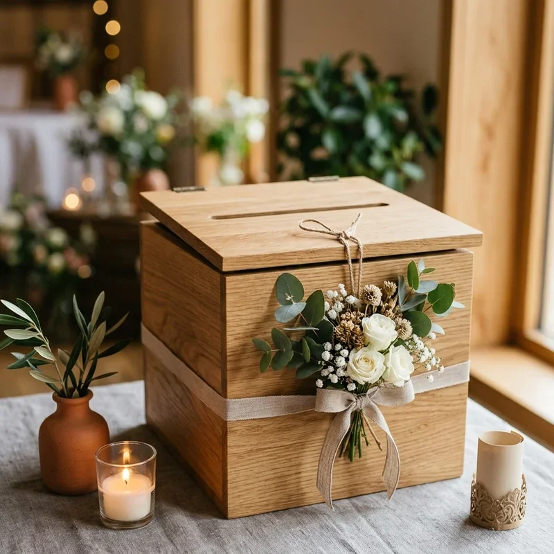 15 Wedding Money Box Ideas for Elegant Reception Decor