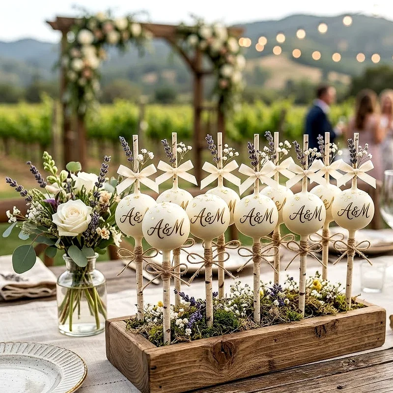 Wedding Cake Pop Ideas
