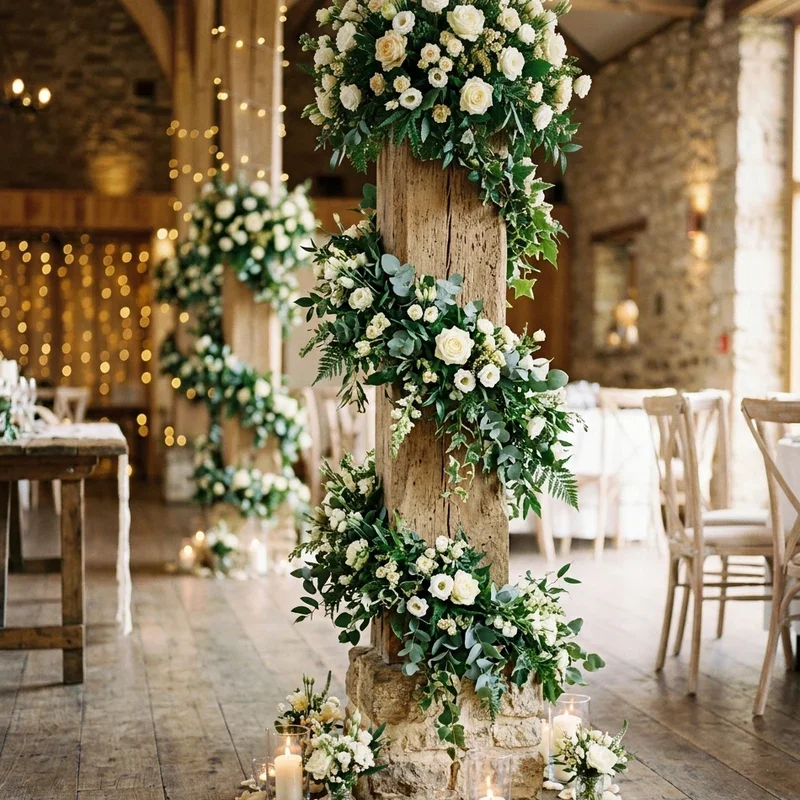 Wedding Column Decoration Ideas