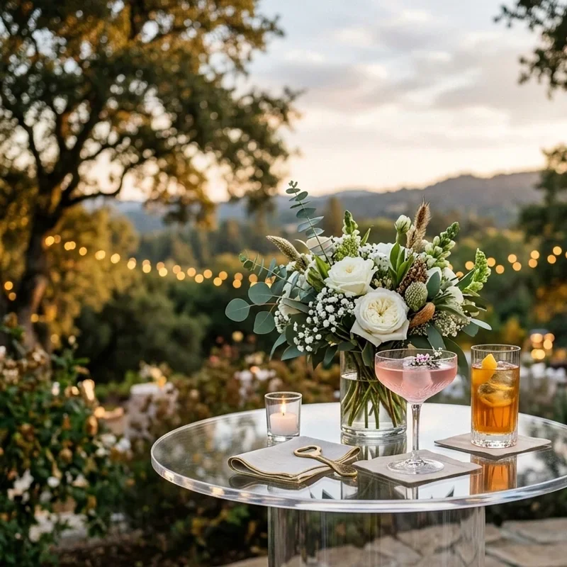 Wedding Cocktail Table Ideas
