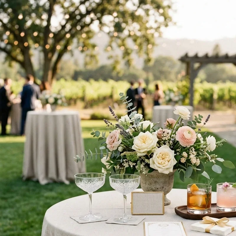 Wedding Cocktail Table Ideas