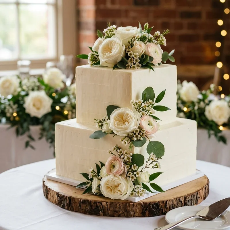 15 Square Wedding Cake Ideas for Elegant Celebrations