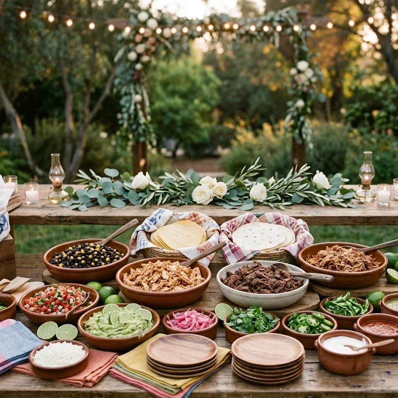 Taco Bar Wedding Ideas