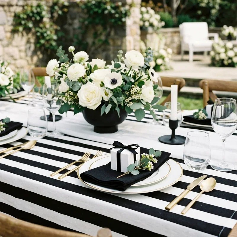Black and White Bridal Shower Ideas