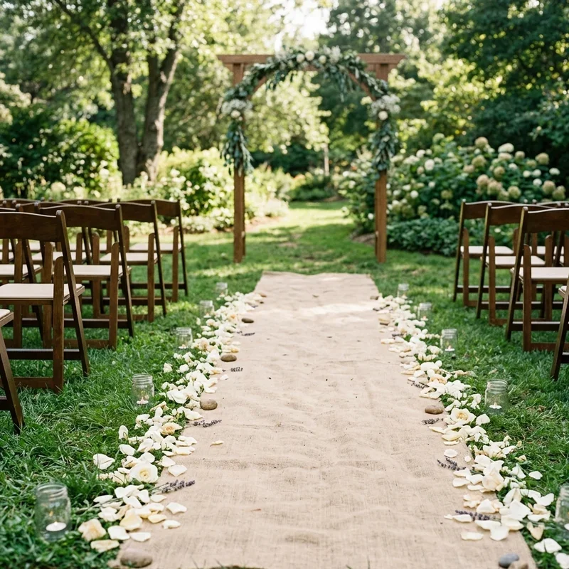 Wedding Aisle Runner Ideas on a Budget