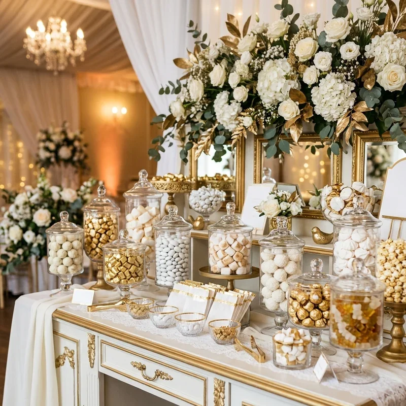 Wedding Candy Bar Ideas