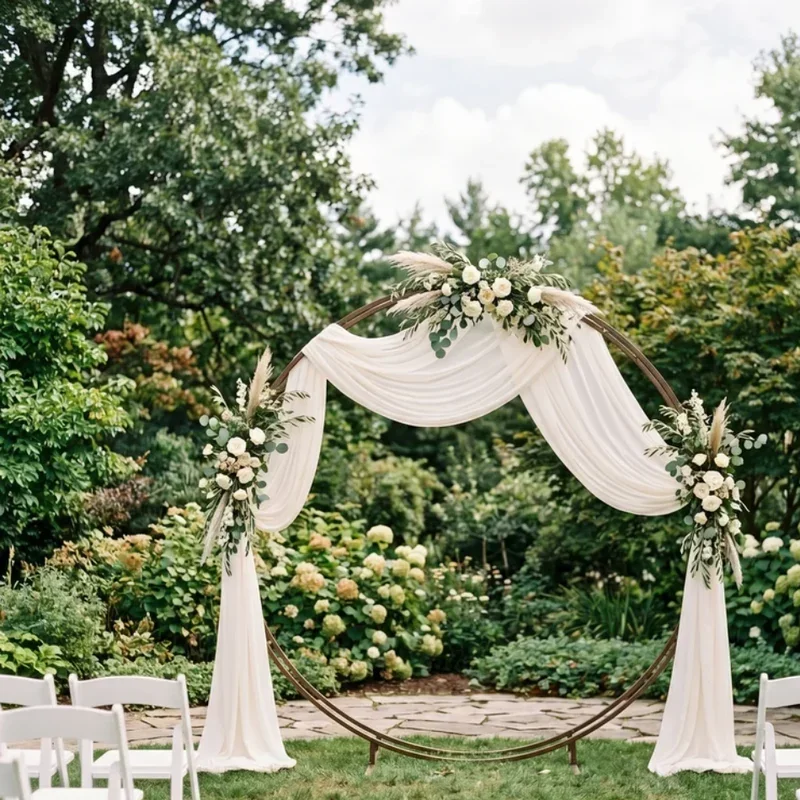 Wedding Circle Arch Ideas