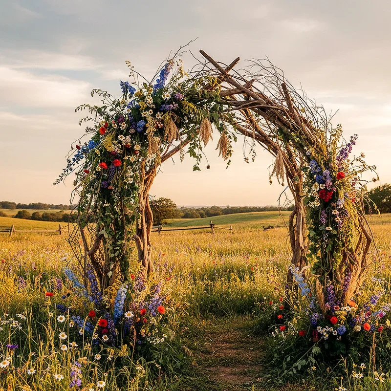 Western Wedding Arch Ideas