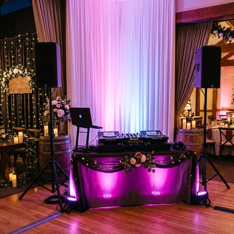 Wedding DJ Setup Ideas
