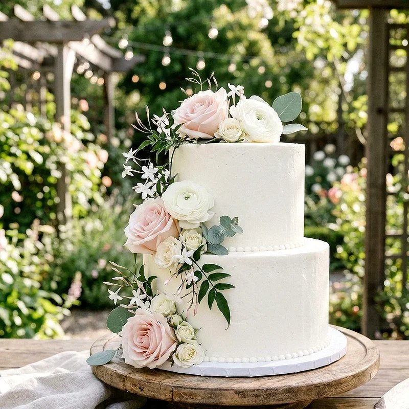 Simple Engagement Cake Ideas