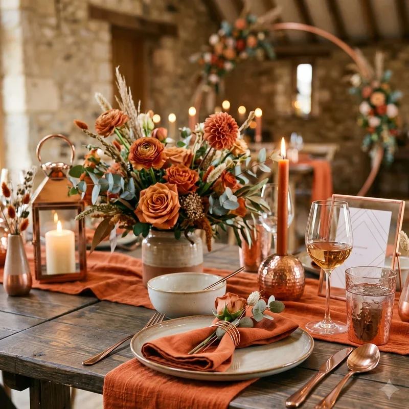 Burnt Orange Wedding Ideas